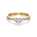 Pierścionek zaręczynowy z diamentami AJPZ_084